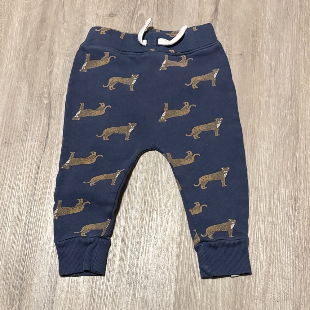 Rise Little Earthling‎ Kids' Navy Animal Print Joggers